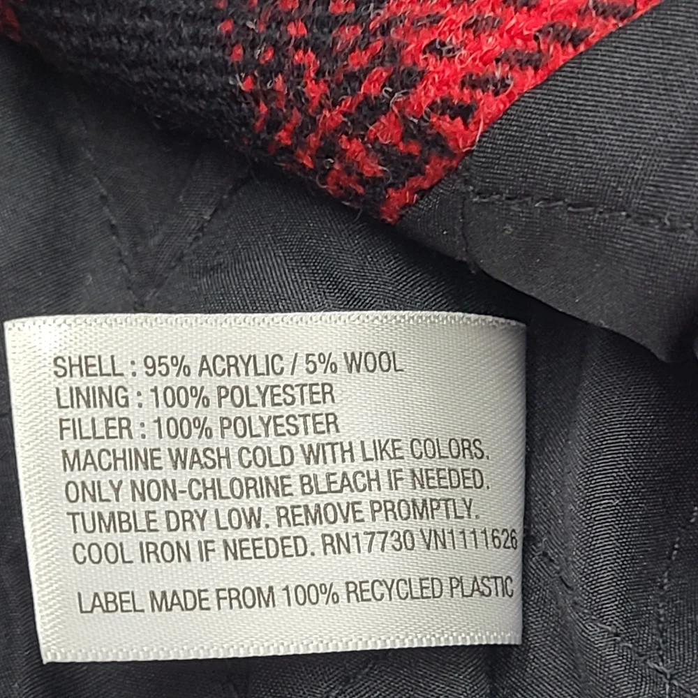 Cat & Jack girls' plaid coat size 18 months
